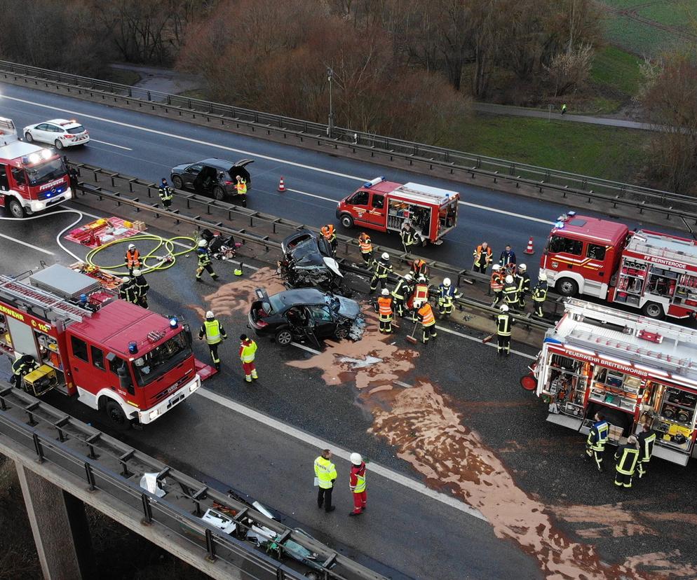 Tragiczny wypadek w Niemczech. Zginęli Polacy 