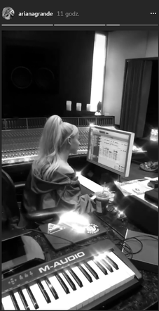 Ariana Grande w studiu