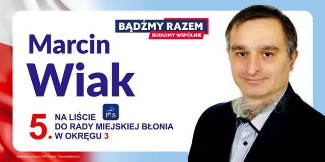 WIAK Marcin Piotr Kandydat do Rady Miejskiej w Błoniu