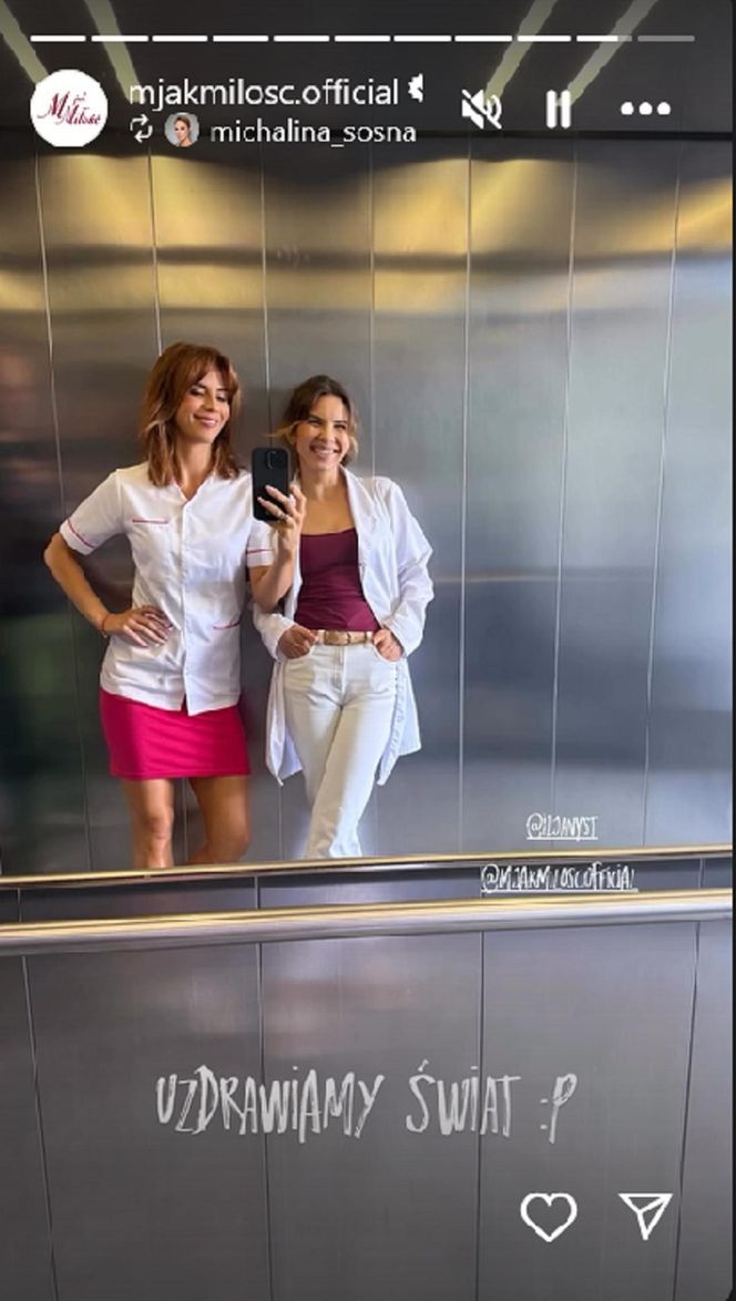 M jak miłość. Kama (Michalina Sosna), Aneta (Ilona Janyst)