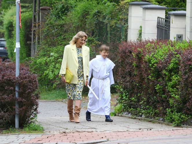 Komunia syna Tomka Makowieckiego i Reni Jusis