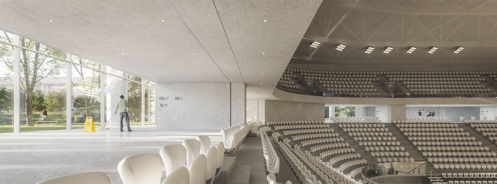 Hala sportowa i główny stadion warszawskiej Skry