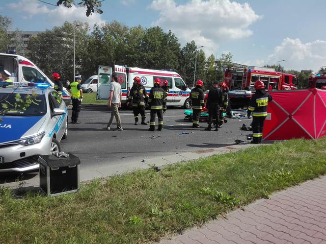 Śmiertelny wypadek na ul. Stella-Swickiego. Nie żyje 30-letni motocyklista