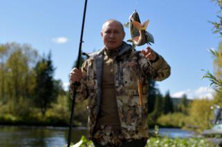 Putin łowił ryby