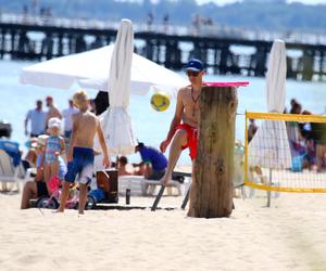 Marcin Moreczk jak  Adonis w Sopocie