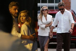 Kaczorowska i Rogacewicz czule trzymali się za ręce! Na widok paparazzi wykonali nagły gest