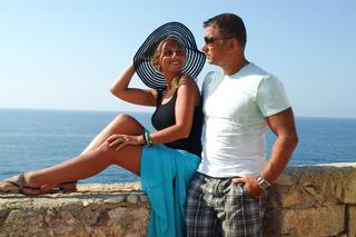 Marcin Siegieńczuk z rodziną na Krecie