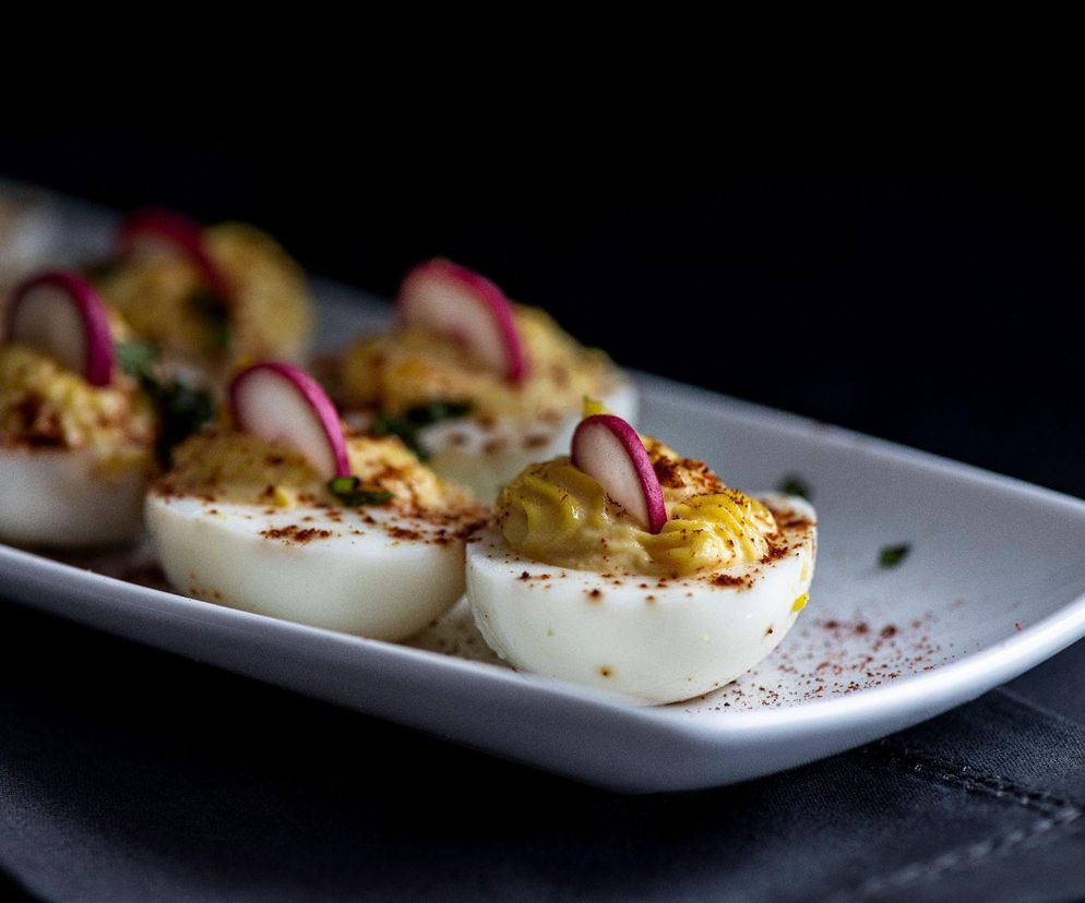 jajka faszerowane rzodkiewką