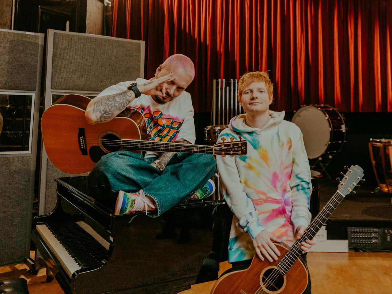 J Balvin i Ed Sheeran poznali się na siłowni i nagrali dwie piosenki!