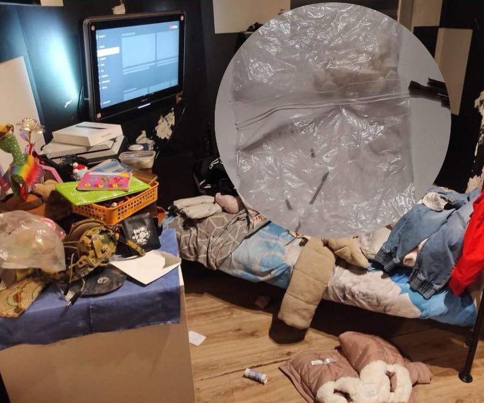 Naćpani wychowywali dziecko na melinie. Obok zabawek stosy narkotyków!