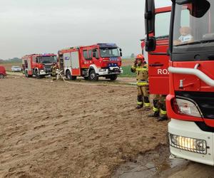 Pożar domu w Grabowie pod Lubawą