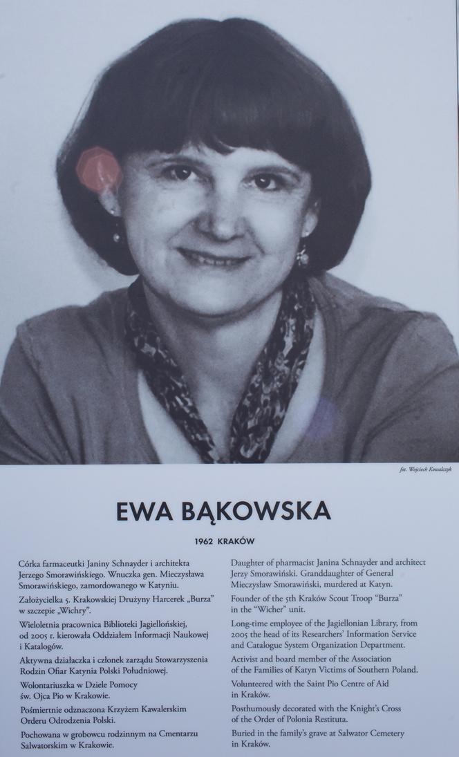 Ewa Bąkowska – wnuczka gen. bryg. Mieczysława Smorawińskiego