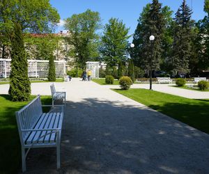 Różanka w Parku Planty po remoncie