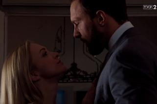 M jak miłość odc. 1453. Joasia (Barbara Kurdej-Szatan), Leszek Krajewski (Sławek Uniatowski)