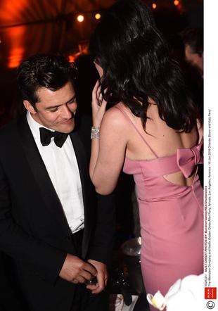 Złote Globy 2016: Katy Perry i Orlando Bloom