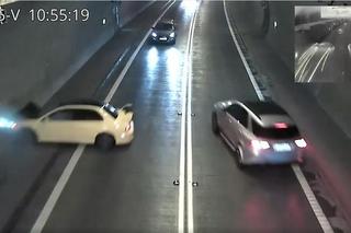 Wstrząsające nagranie z wypadku w tunelu. Kierowca pędził 170 km/h!