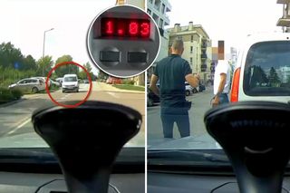 Policja pokazała wstrząsające nagranie. Szokujące, co zrobił ten kierowca!