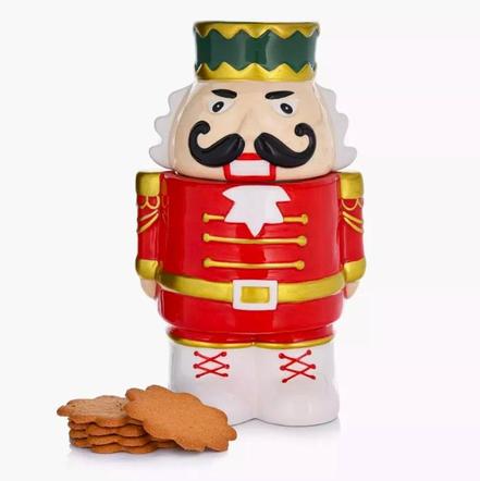 Dziadek do orzechów, figurka, pojemnik na ciastka