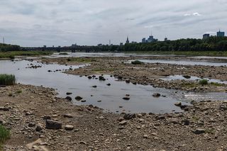 Warszawa. Rekordowy stan wody w Wiśle