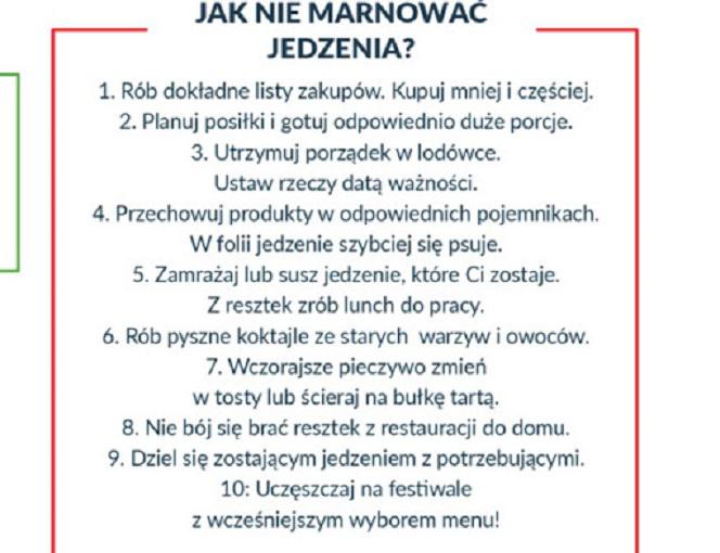 Jak nie marnować jedzenia?