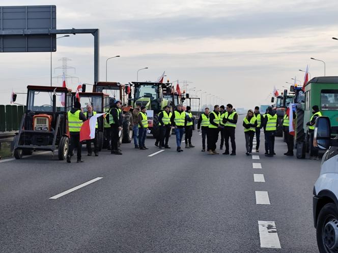 Protest rolników w Wielkopolsce 20.03.2024 