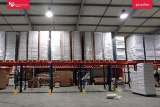 Magazyn z nielegalnymi papierosami