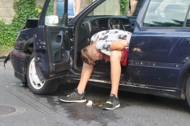 Pijany nastolatek spowodował wypadek