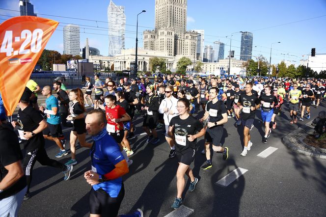 Uczestnicy 46. edycji Nationale-Nederlanden Maratonu Warszawskiego