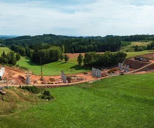 Autostrada D11 w Czechach - zdjęcia z budowy - sierpień 2025