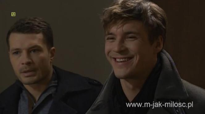 M jak miłość odc. 1212. Tomek (Andrzej Młynarczyk), Marcin (Mikołaj Roznerski)