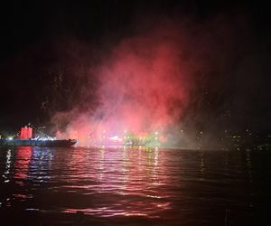 Małopolskie Królewskie Widowisko na Wiśle w ramach 24. Parady Smoków