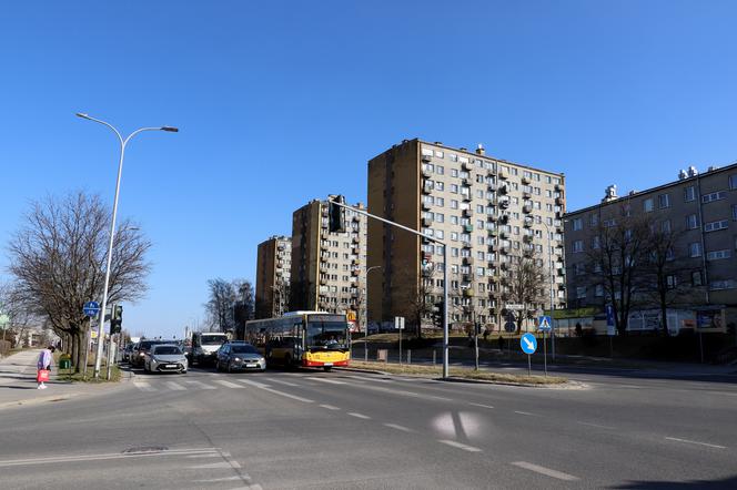 Ulica Sandomierska w Kielcach 