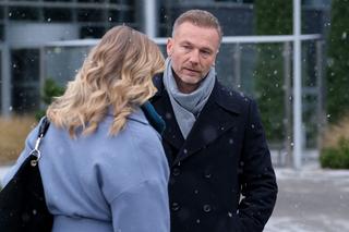 M jak miłość odc. 1718. Julia (Marta Chodorowska), Andrzej Budzyński (Krystian Wieczorek)