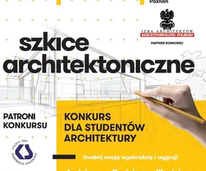 Szkice architektoniczne z użyciem trzech kolorów