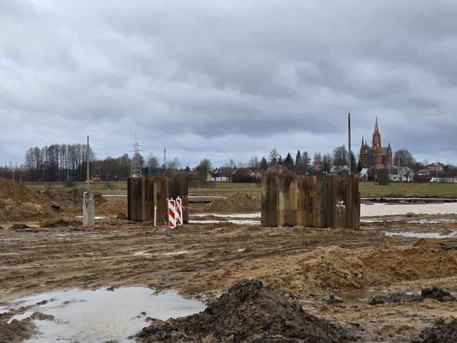 Budowa obwodnicy Sztabina na rozlewisku Biebrzy