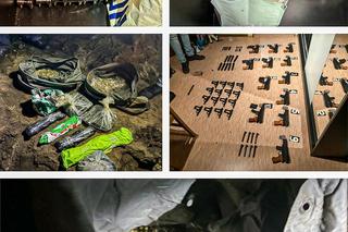 Mnóstwo nielegalnej broni w lesie. Warta jest kilkadziesiąt tysięcy! [ZDJĘCIA]