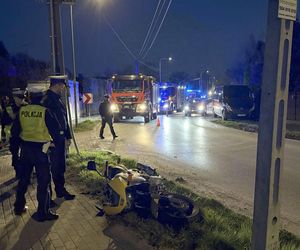 Młody motocyklista zabił się na drzewie. Wielka tragedia