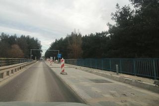 Trwa remont mostu na Bugu na trasie Sarnaki - Siemiatycze