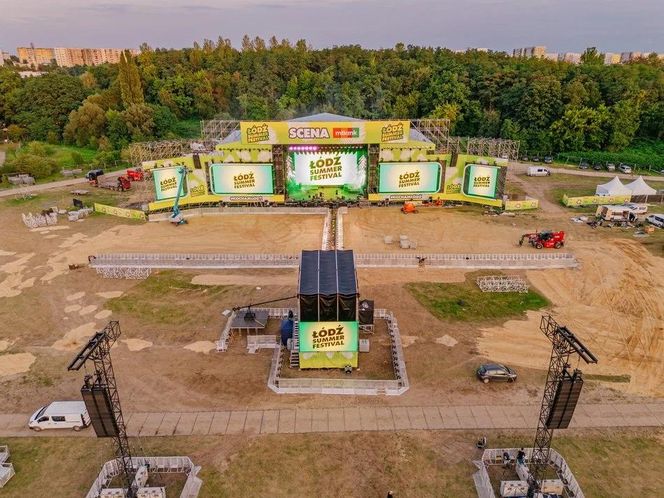 Miasteczko festiwalowe gotowe na Łódź Summer Festival 2025