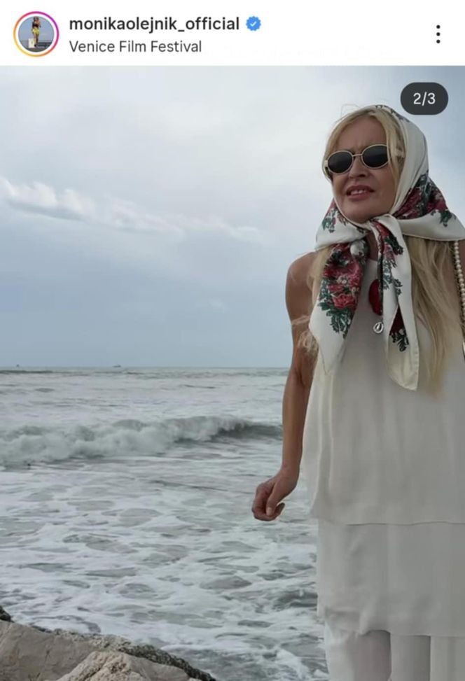 Monika Olejnik w Wenecji