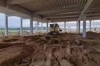 Budowa nowego parku handlowego w Olsztynie. Prace idą pełną parą [ZDJĘCIA]