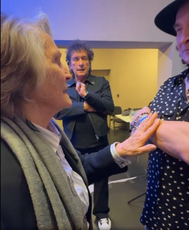 Irena Santor wmieszała się w tłum na koncercie Lady Pank