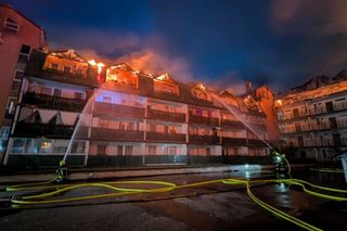 Ogromny pożar w Ząbkach