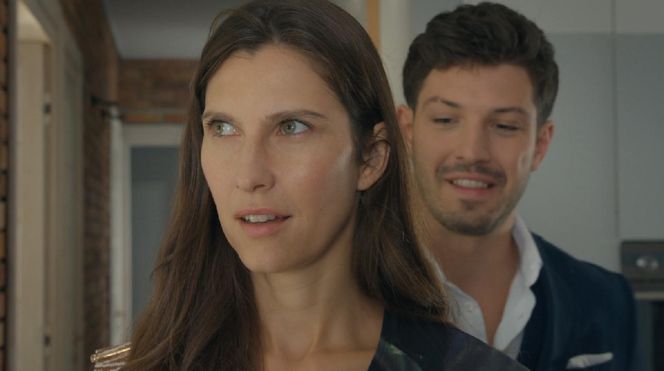 Barwy szczęścia, odcinek 3131. Regina (Kamila Kamińska), Justin (Jasper Sołtysiewicz)
