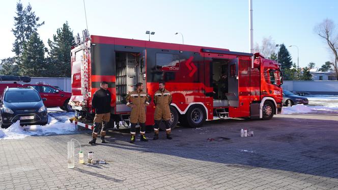 Strażacy w Krakowie przeprowadzili ćwiczenia dla dziennikarzy