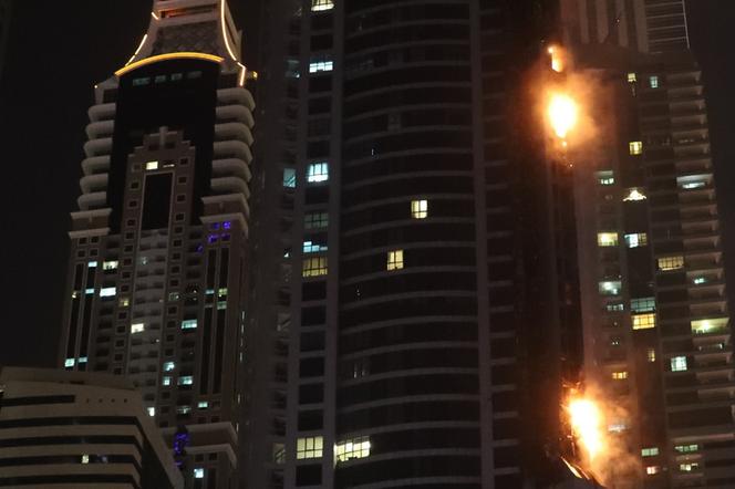 Pożar apartamentowca Torch Tower w Dubaju
