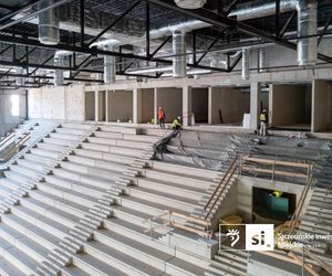 Postępy na budowie Szczecińskiego Domu Sportu - maj 2025
