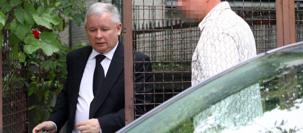 Kaczyński ucierpiał przez wichurę