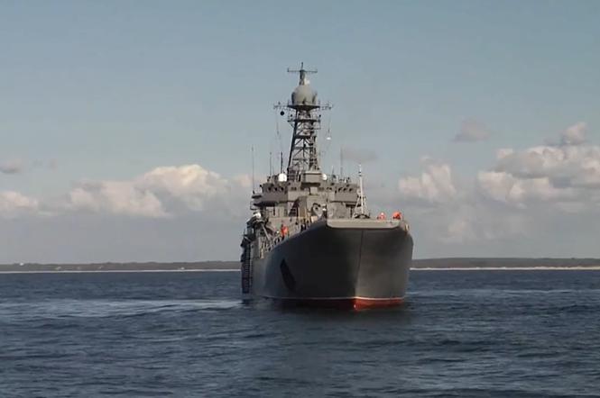 Rosyjski okręt typu Ropucha