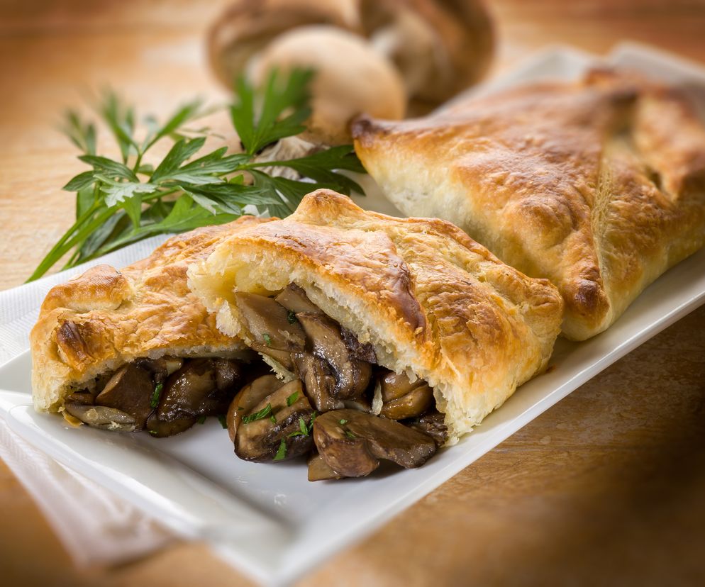 Paszteciki z grzybami - przepis na święta